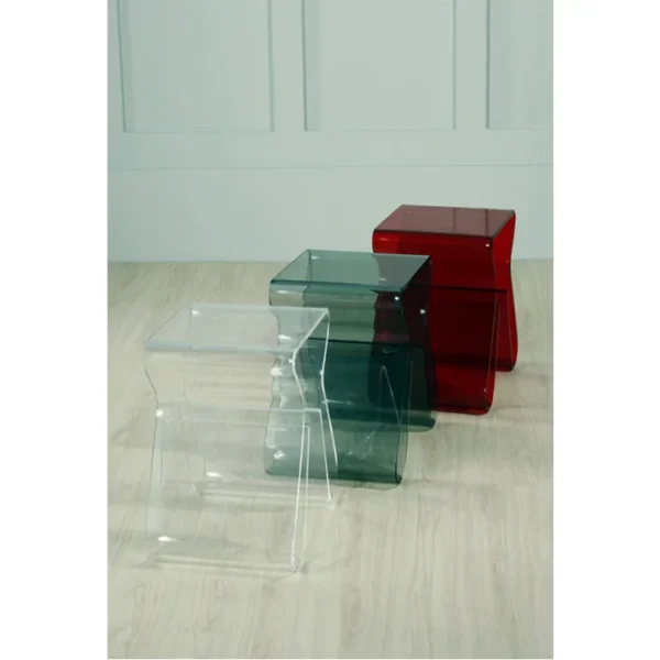 Nordic Small Coffee Table Acrylic Simple And Transparent Personality Light Luxury Movable Seating Corner Table Dropshipping - Image 4