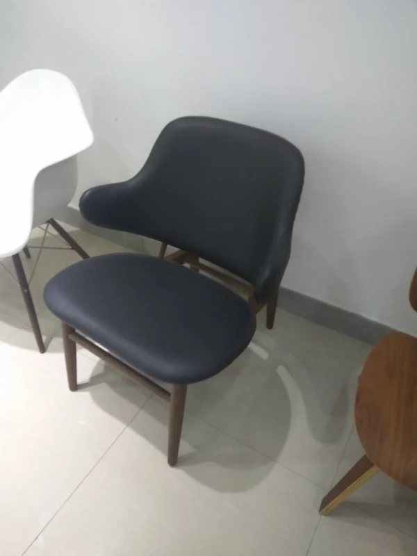 Modern comfortable corona chair wood frame for living room office room Modern New Fashion Design larsen Furniture armchair - Image 4