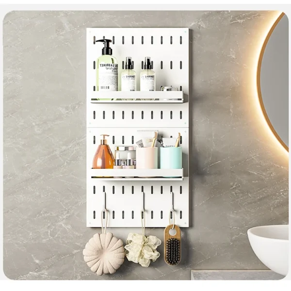 3 stainless steel Kitchen bathroom organizer corner shelf wall-mounted storage rack seasoning tableware spoon fork dish drying - Image 4