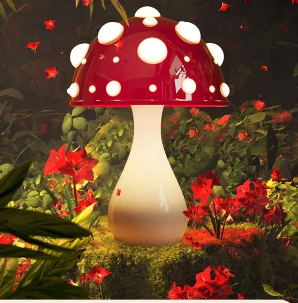 Creative led desk lamp modern Luxury nordic indoor decoration light Mushroom table lamp - Image 6