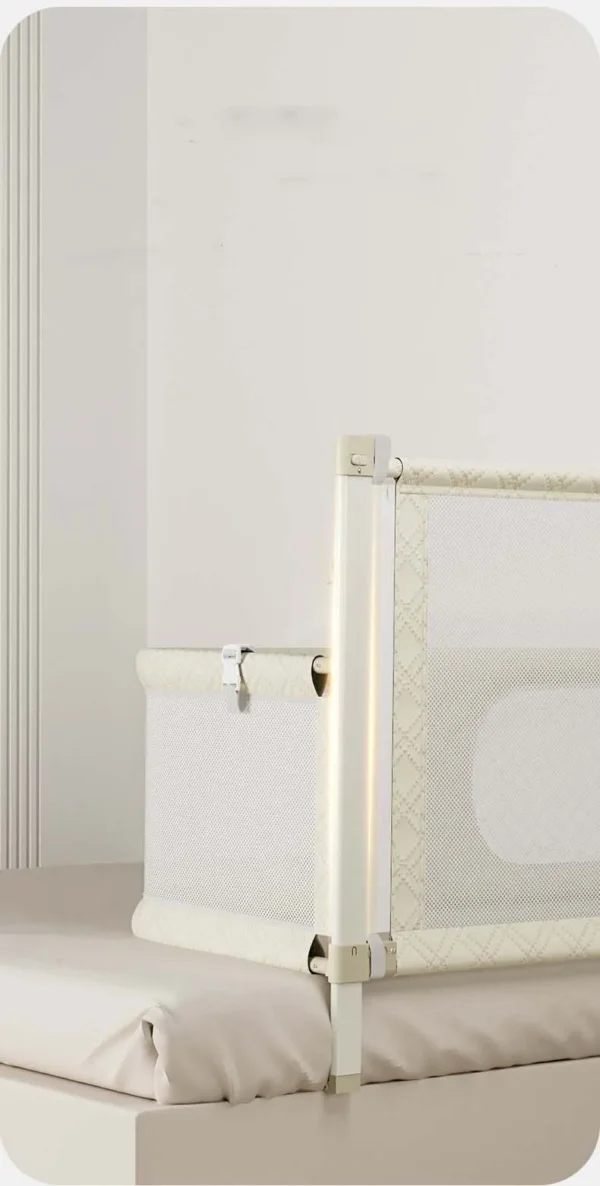 New model Portable small apartment anti -pressure cribbed bed in the bed new baby fence can be folded in bed fence high quality - Image 3