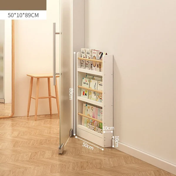 Wooden Bookcase Shelf for Easy Organization Montessori Easy Assembly Kids Book Rack Kid Bookshelf - Image 3