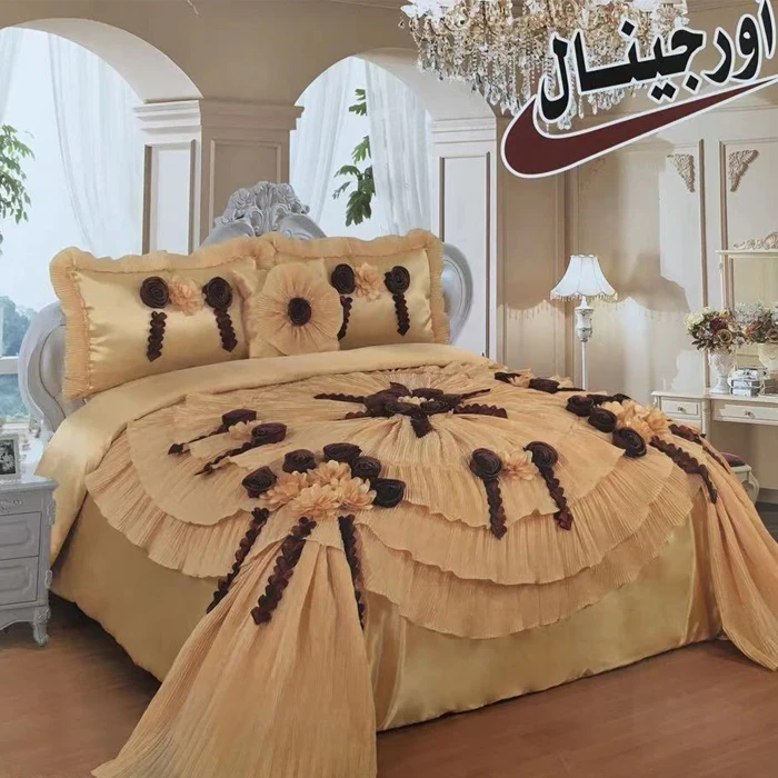 wedding king size bedding comforter sets luxury cheap polyester new design made in china bedding set