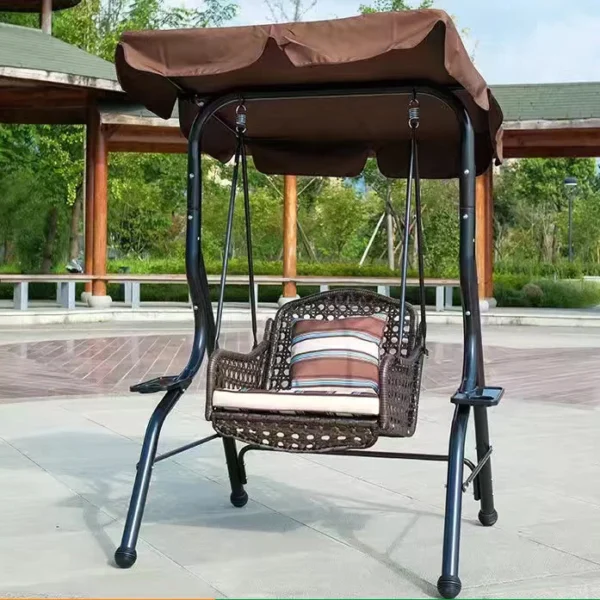 Swing Outdoor Courtyard balcony garden Iron art adult children hammock - Image 5