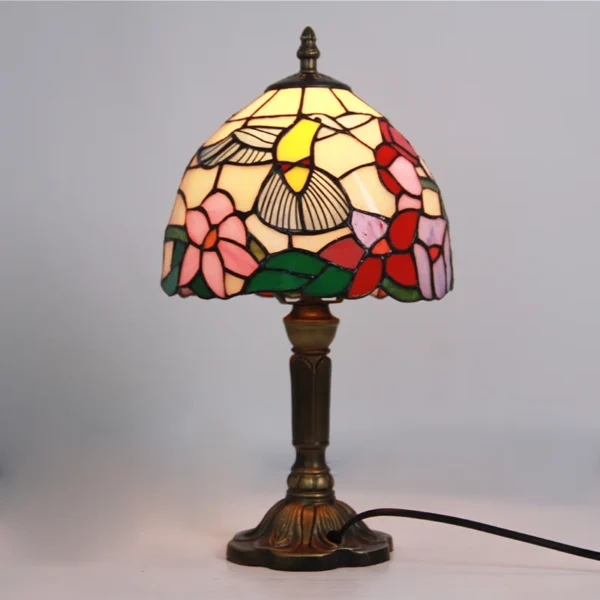 Table Lamp Tifani Lampen Tifany Lamparas De Mesa Design Retro Glass Stained Lampada Da Tavolo 8 Inch Tiffany Table Lamps