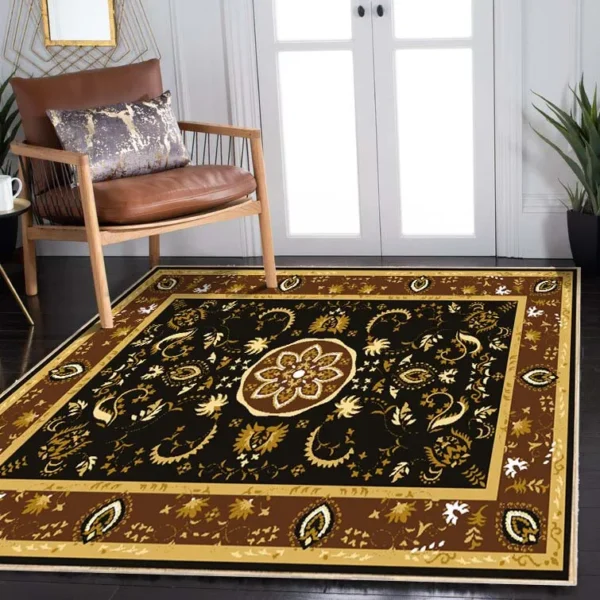 Custom digital printed  Living room fur rug polyester Soft Modern anti slip Kilim  Area Rugs - Image 2
