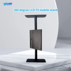 Furniture Top 360 Degree Rotate Mount TV Custom 75-85-100 Inches Cabinet Hidden TV Stand Manual Rotate Holder