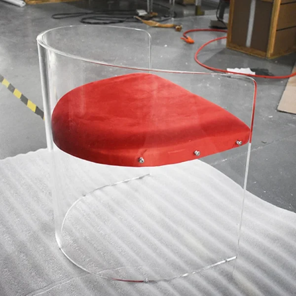 Classic Clear Acrylic Chair Home Decor transparent Acrylic Living Room Chair - Image 4