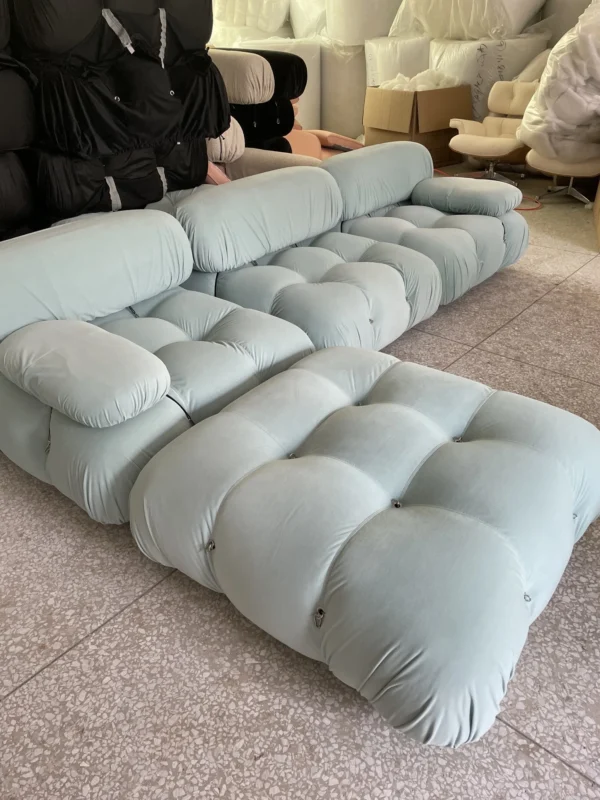 Modern Living Room Mario Sofa Leisure Modular Sofa Comfortable Durable Boucle Couch for Home Furniture Set Sectional sofa