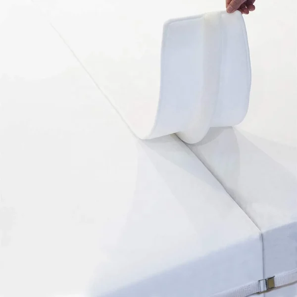 Bed Bridge Twin to King Converter Kit Breathable Gap Filler for Mattress with strap - Image 4