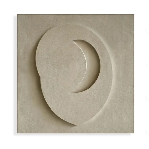 New Design Custom 3d Painting Wall Art Sculpture Artwork Living Room Decor Geometric Paintings Modern Relief Painting - Image 3