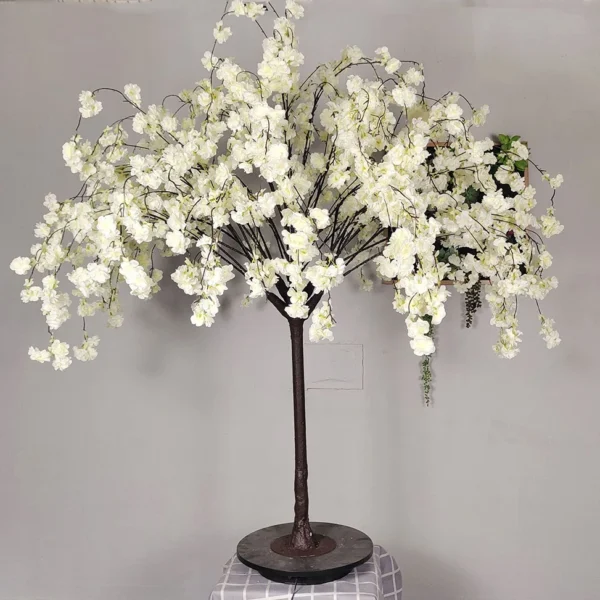 5 ft Wedding Decoration Silk Flower Big artificial Japanese cherry blossom flower tree - Image 3