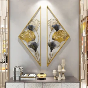 Luxury Ironart Metal Home Decor craftsmanship Wall Art Irregular Design Of Stainless Steel Sculpture