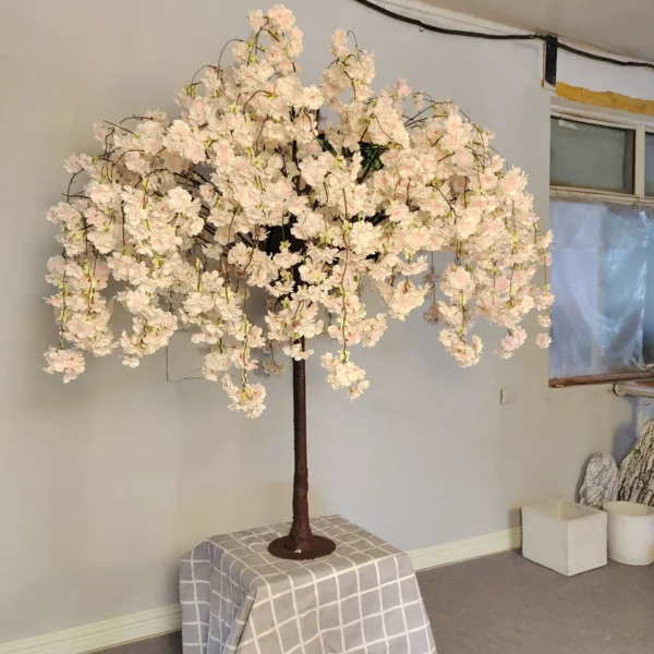 5 ft Wedding Decoration Silk Flower Big artificial Japanese cherry blossom flower tree - Image 2