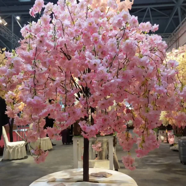 5 ft Wedding Decoration Silk Flower Big artificial Japanese cherry blossom flower tree - Image 4