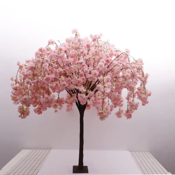 5 ft Wedding Decoration Silk Flower Big artificial Japanese cherry blossom flower tree - Image 6