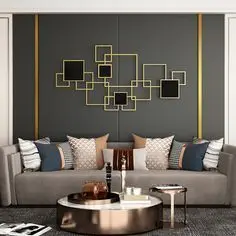 Luxury Metal Home Decor Ironart craftsmanship Irregular Design Of Stainless Steel Sculpture Wall Art