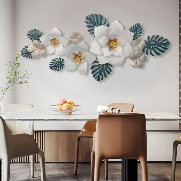 Generous simple modern wall mounted wall decor iron art decoration home wall hanging large metal decor for living room - Image 2