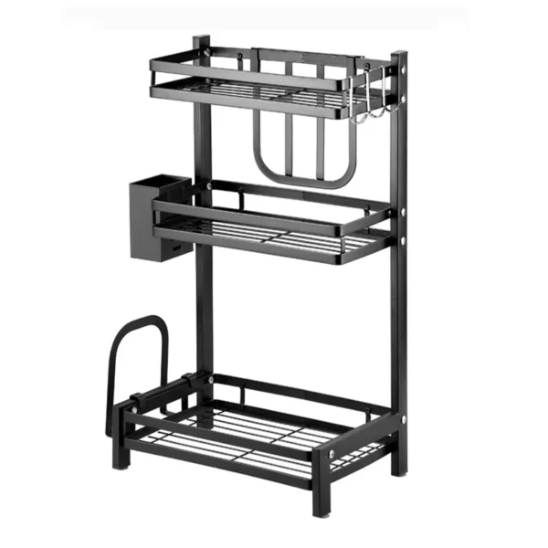 Experienced Factory Offer Kitchen Finishing Seasoning Rack With Cover - Image 5