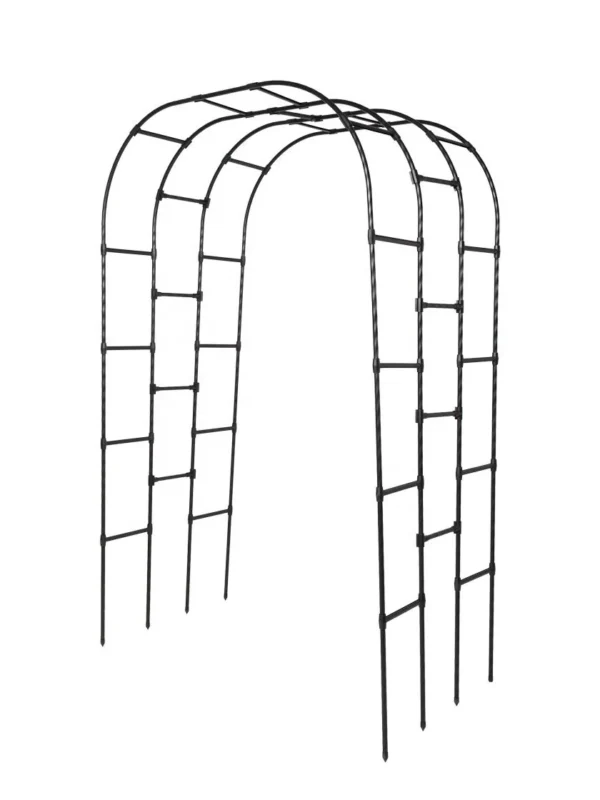 DIY Titan Garden Metal Arch Arbor trellis  For Roses, Clematis And Scarlet Runner Beans - Image 5