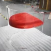 Hot Sales Luxury Transparent Acrylic Armrest Dining Chair Restaurant Makeup Chair With Headrest - Image 2