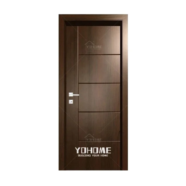 good quality custom engineered wood door design modern interior room door - Image 4