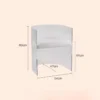 Hot Sales Luxury Transparent Acrylic Armrest Dining Chair Restaurant Makeup Chair With Headrest - Image 5
