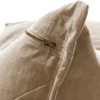 nature brown cotton huge gaming beanbag chair lazy lounge slipcover and independent inner bag - Image 4