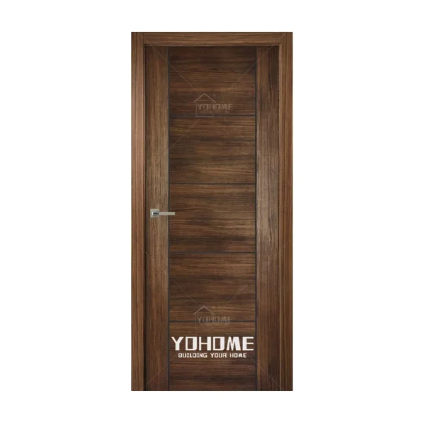 good quality custom engineered wood door design modern interior room door - Image 5