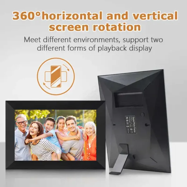 Factory Price 10.1 inch cloud wifi LCD share video album frameO free download Digital Photo Picture Frame - Image 4