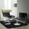 Fabric Living Room Chairs modern lounge design almora swivel armchair for living room furniture - Image 5