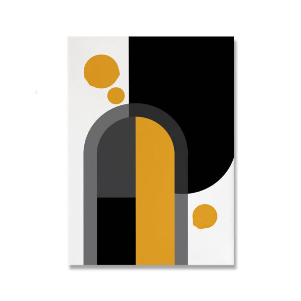 Mid Century Modern Living Room Home Wall Decor Print Abstrac - Image 2