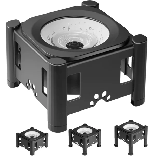 Adjustable Stainless Steel Elevated Dog Bowl – 2.2L Non-Slip Slow Water Feeder - Image 6