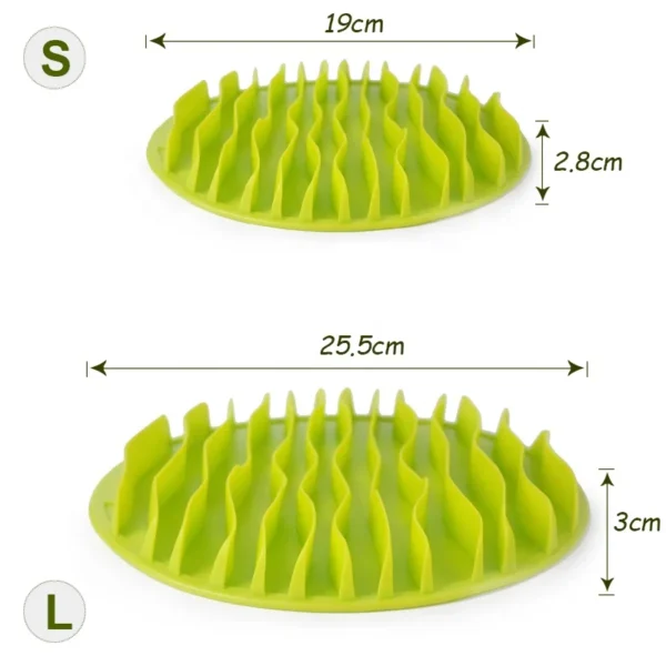 Jungle Design Slow Feeder Bowl – Anti-Choke, Anti-Slip Pet Bowl for Dogs & Cats - Image 4