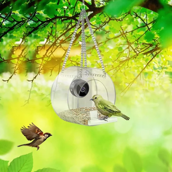 Smart Bird Feeder with 1080P Camera – WiFi Connected, Real-Time Viewing & Record - Image 6