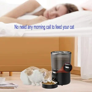 Smart Automatic Pet Feeder – WiFi App Control, Dual Power, for Dogs & Cats
