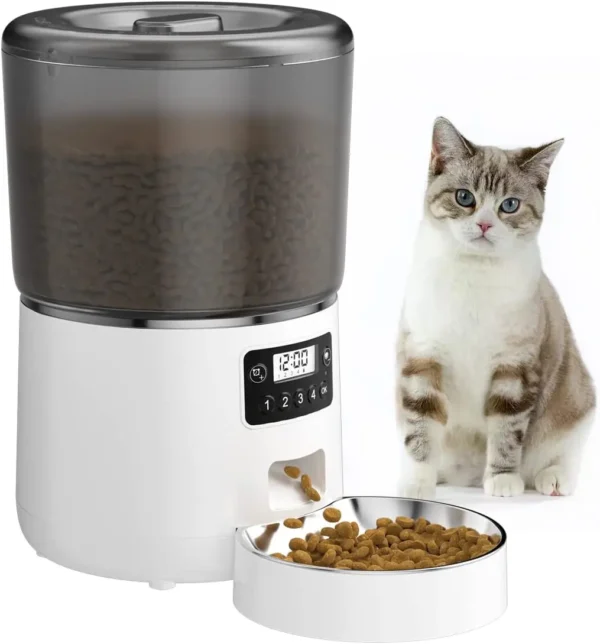 Smart Automatic Pet Feeder – WiFi App Control, Dual Power, for Dogs & Cats - Image 5