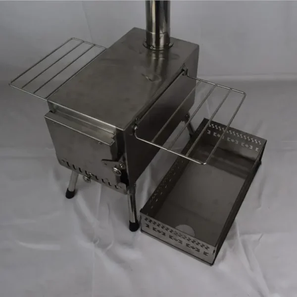 Portable Folding Sauna Stove – Charcoal/Wood Burning Outdoor Camping Heater - Image 4
